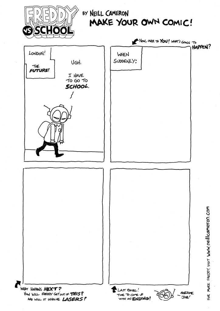 Creating Comics For Kids 6-9: Comic Practice Templates To Learn